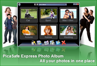 PicaSafe Express Photo Album screenshot